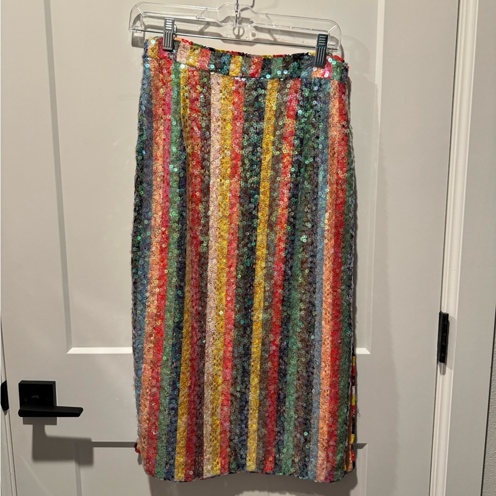 Sequin Pencil Skirt